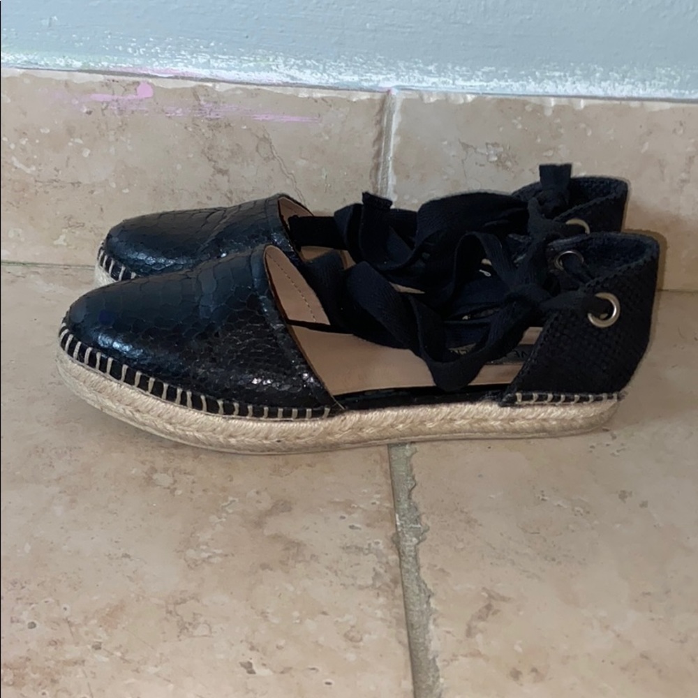 Black Steven Madden Espadrilles - Picture 4 of 4